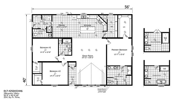 Grand Teton / 4056M Layout 129947