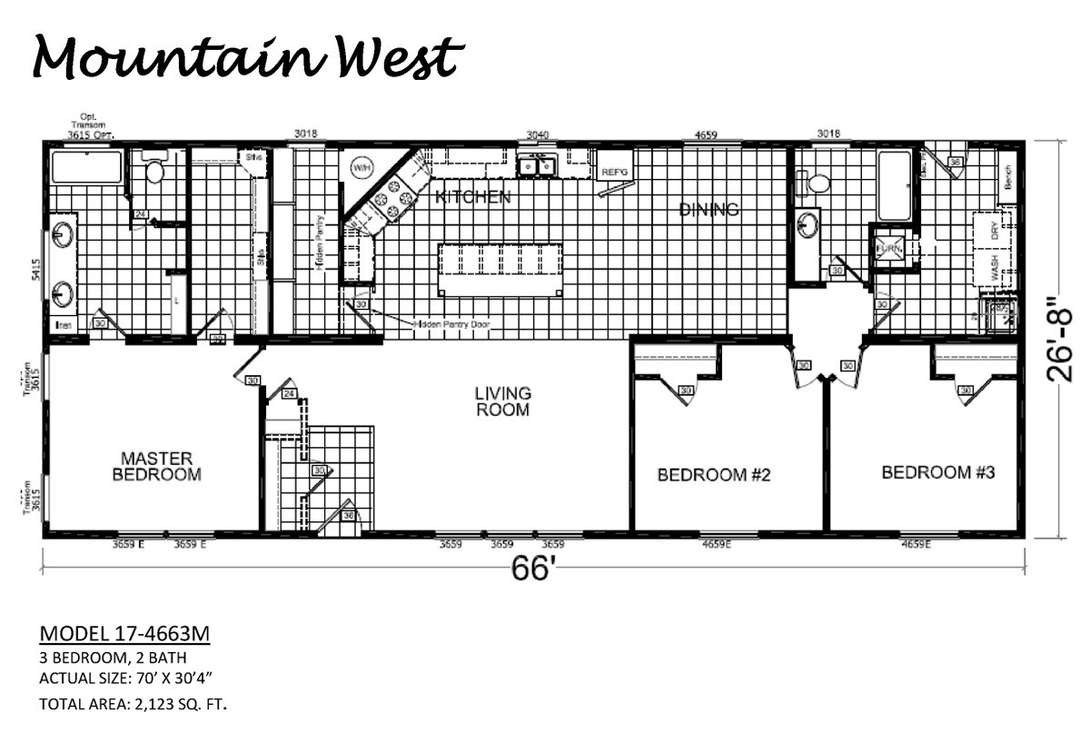 Mountain West / 174663M by Champion Homes