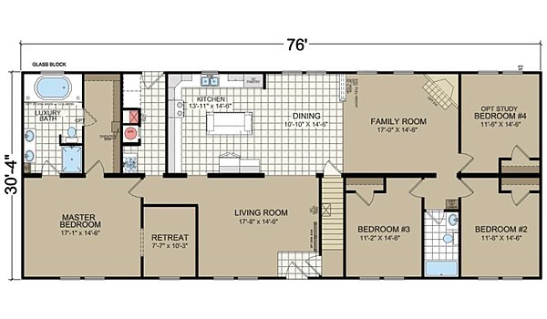 Atlantic Modular / Kingsley 3276-07 Layout 85120