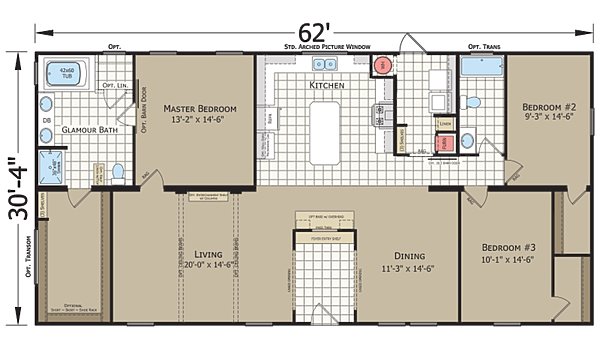 Dutch Elite / 3262-02 Silver Birch Layout 85361