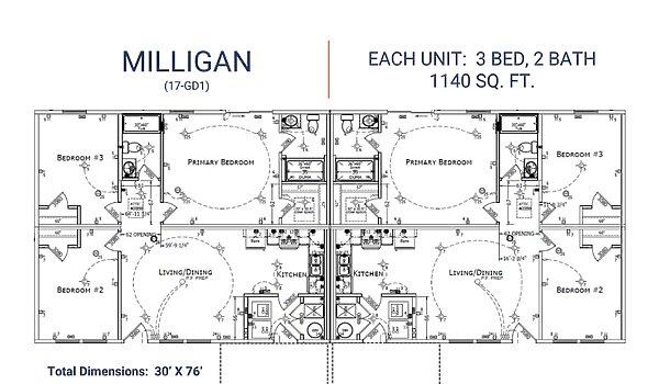 Developer / Milligan Duplex Layout 140137