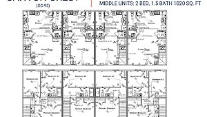 Developer / GC-95 4-Plex (Two Story) Layout 140139