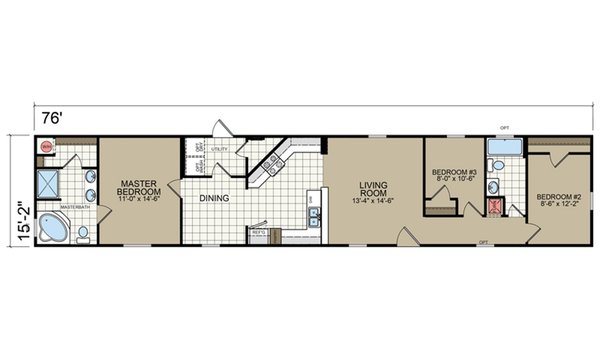 Ridgecrest / LE 1603 Layout 8084