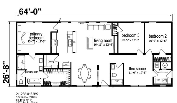 Ascend / Blue Sky 2864H32BS Layout 118325