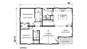 Ascend / Driftwood Cottage 3244H22 Layout 118354