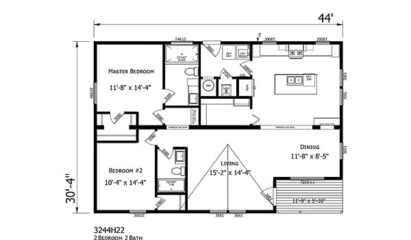 Ascend / Driftwood Cottage 3244H22 Layout 118354