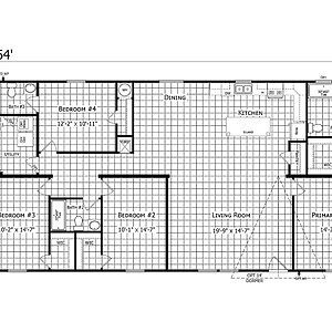Redman Doublewides / RM3264A Layout 105854