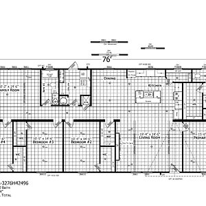 Redman Doublewides / RM3276A-3276H42496 Layout 126864