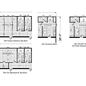 Redman Doublewides / RM3276A-3276H42496 Layout 126865