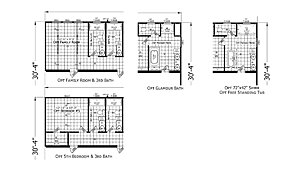 Redman Doublewides / RM3276A-3276H42496 Layout 126865