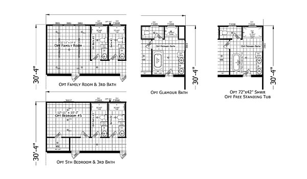 Redman Doublewides / RM3276A-3276H42496 Layout 126865