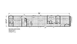 Redman Singlewides / RM1476A-1476H32A4A Layout 126904