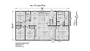 Redman Doublewides / RM3256A-3256H42055 Layout 126909
