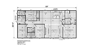 Redman Doublewides / RM3264A-3264H43106 Layout 126910