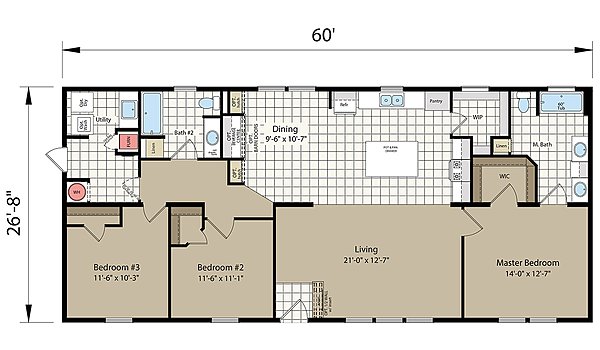 New Moon Sectional / A-46033 Layout 29978