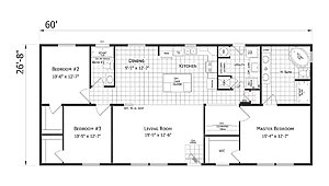 Northwood / A46026 3BR Layout 72664
