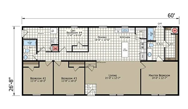 Advantage Sectional / A34827-60 Layout 128232