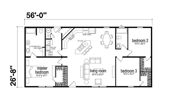 Northwood / Pursuit 122 Layout 128233