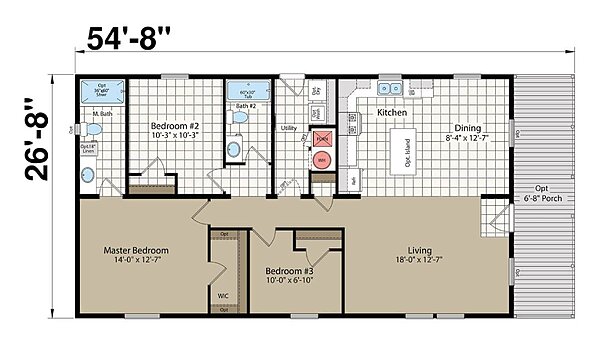 Advantage Sectional / 2848H32356 Layout 127842