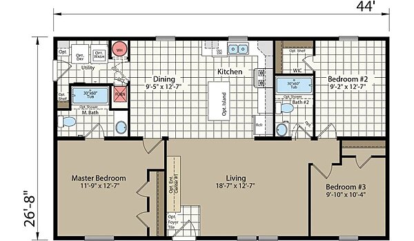 Advantage Sectional / A34426 Layout 127861