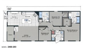 Advantage Sectional / The Brooklyn 2460-203 Layout 12743