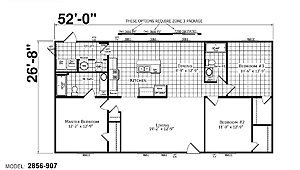 Foundation Sectional / 2856-907 Layout 27106