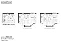 Advantage Sectional / The Easton 2860-249 Layout 42128