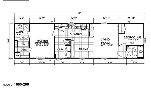 Advantage Single / 1660-206 Layout 44230