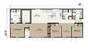 Advantage Sectional / The Odyssey 2872-243 Layout 68155