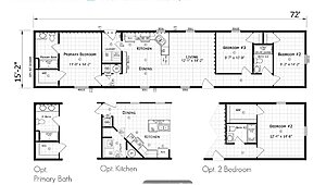 Paramount Singlewide / 1672H32087 Layout 94322