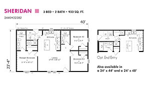 Paramount Sectional / Sheridan 2440H32382 Layout 94334