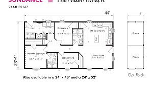 Paramount Sectional / Sundance 2444H32167 Layout 94335