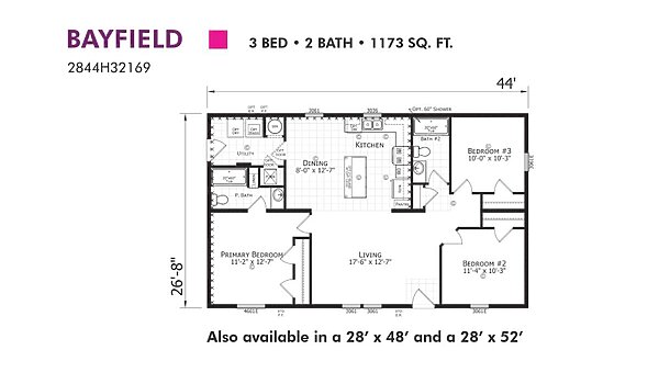 Paramount Sectional / Bayfield 2844H32169 Layout 94342