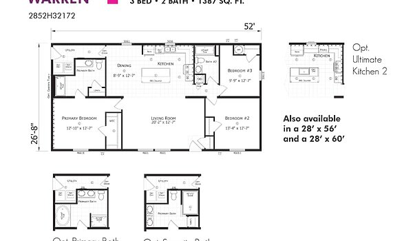 Paramount Sectional / Warren 2852H32172 Layout 94346