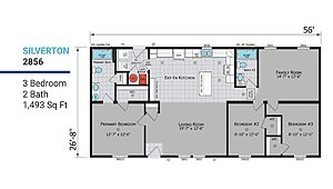 Paramount Modular / Silverton 2856 Layout 122021
