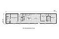 Paramount Singlewide / Westbrook 1676H32107 Layout 122041