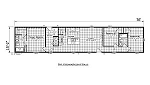 Paramount Singlewide / Westbrook 1676H32107 Layout 122041
