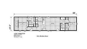 Paramount Singlewide / 1668H22259 Layout 127739