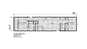 Paramount Singlewide / 1668H22259 Layout 127738