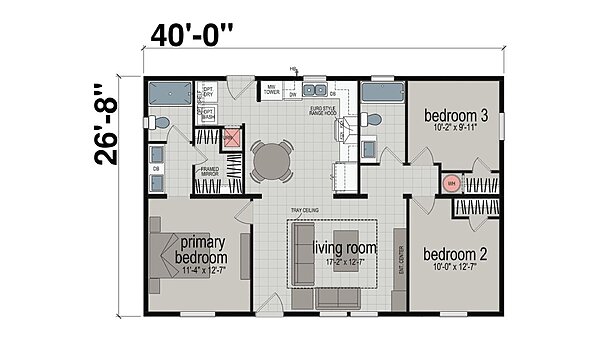 Ascend Series / Ideal AS2840H32334 Layout 114740