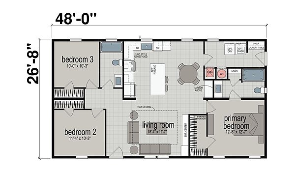 Ascend Series / Aspire Modular AS2848M32010-MOD Layout 114745