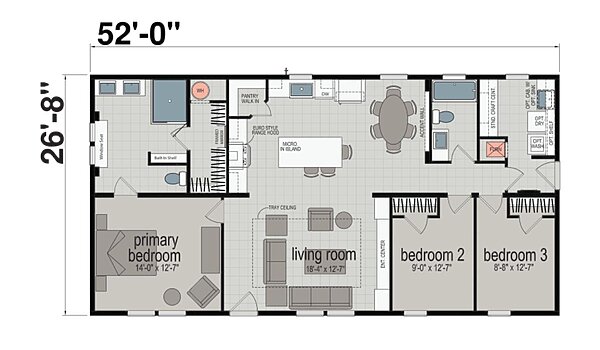 Ascend Series / Elevate Modular 2852M32A1C-MOD Layout 114766