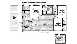 Vision / The Southern Farmhouse 41VIS28483AH Lot #3 - $109,995 Layout 24581