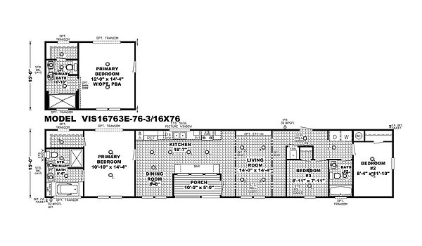 Vision / The Ranch House 41VIS16763EH Layout 50301