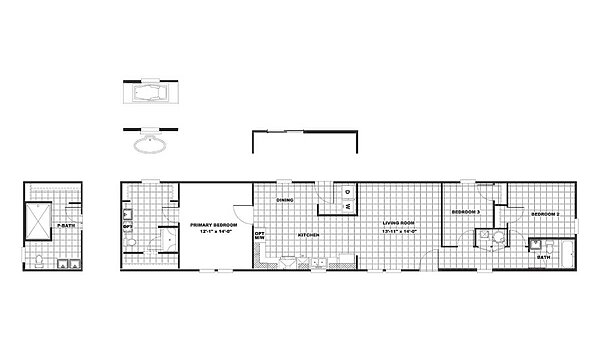 Exclusive / Shower House 46XCL16763CH Layout 120402