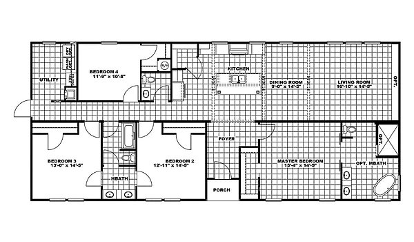 Freedom Series / Farm House 4 27FRE32704AH Layout 77886