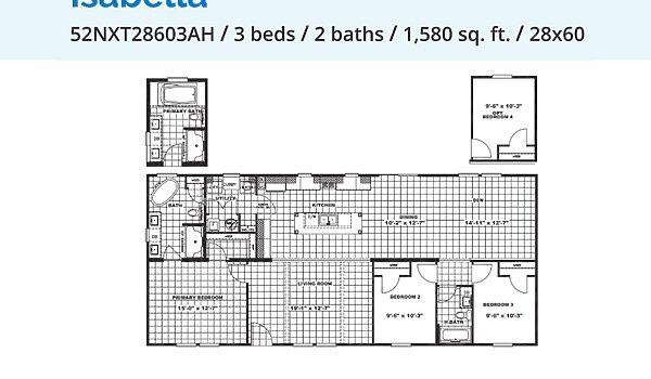 NXT / Isabella 52NXT28603AH Layout 117136