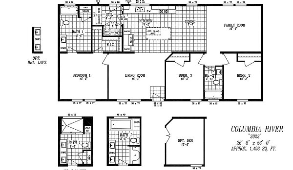 Columbia River Collection Multi-Section / 2022 Layout 21284