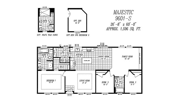 Majestic / 9601-S Layout 94780