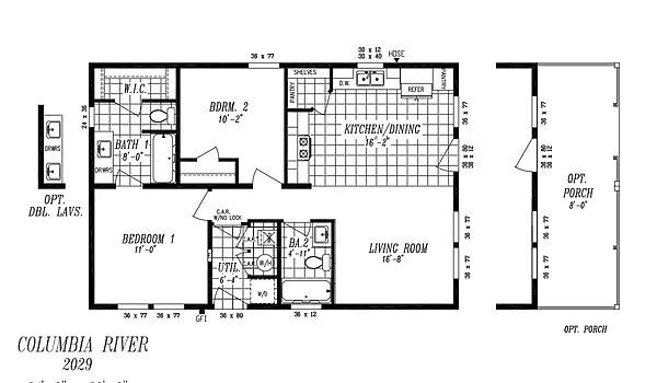 Columbia River Collection Multi-Section / 2029 Layout 94784